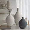 Vazen Eenvoudige Keramische Vaas Decoratie voor Thuis Nordic Luxe Smalle Mond Bloempot Woonkamer Interieur Kantoor Desktop Decor Gift 231117