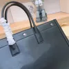 Sac fourre-tout à la mode pour l'extérieur, sac à main avec lettres en relief et Logo, sac de Shopping de grande capacité pour femmes