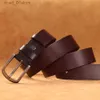 Bälten Vamos Katoal Brand 100% äkta läderhänspin Buckle Luxury Men's Belt Men's Leather Belt Business Nödvändigt Beltl231117