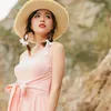 섹시한 여자 수영복 halter skirt swimwear 원피스 수영복 여름 등받이 monokini 여자 목욕복 286w