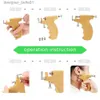 Stud Professional Universal Ear Piercing Gun Tools Steel Birthstone Studs Earring Safe Helix Piercing Tool Bo Jewelry Machine KitC24319