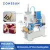 Zonesun warmtepersaccessoires ZS-819C4 Aangepast logo reliëf Pneumatic Hot Foil Stamping Machine Heat Book Leather Paper Wood Stemping