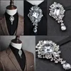 Neck Ties Luxury Rhinestone Bow Tie High-end Gift Men and Women's Fashion Korean British Business Banquet Bowtie Men's Wedding Jewelry 231117