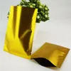 7x10 cm pequeña bolsa de Mylar abierta superior bolsa de embalaje tipo plano bolsas de papel de aluminio coloridas bolsa sellable al vacío de alimentos a granel Fuafi