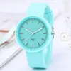 Polshorloges trending producten 2023 mode dames horloges ins trend candy color pols horloge Koreaanse siliconen jelly cadeaus voor vrouwen