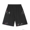 Designer Short Fashion Vêtements décontractés Shorts de plage Galeries départements Shorts en maille High Street Trendy Graffiti Speckler Print Loose Casual Sports Capris