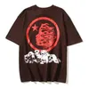Magliette da uomo Camicie da donna Nail Skull Head T-shirt a maniche corte High Street Europa e America