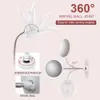 Specchi compatti Specchio LED 10X Specchio per trucco Specchio flessibile Specchio cosmetico ingranditore illuminato con luce Trucco Miroir Specchi da bagno 231116