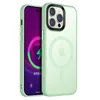 Półprzezroczyste magnetyczne obudowy telefoniczne dla iPhone 14 plus 13 12 Pro Max Soft TPU ShockProof Case Caperible z okładką Magsafe