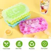 Ice Cream Tools 37 CVITY Cube Maker Silicones Ice Mold Honeycomb Ice Cube Tray Magnum Siliconen Schimmel vormt voedselgrade mal voor whiskycocktail 230417