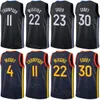 Bedrucktes Herren-Kinder-Basketball-Trikot von City Klay Thompson 11 Draymond Green 23 Kevon Looney 5 Andrew Wiggins 22 Stephen Curry 30 Chris Paul 3 Statement Classic Color