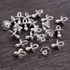 30 pièces breloques sucette bébé Binky anneau de dentition 14x10mm pendentif artisanal fait à la main faisant du tibétain plaqué argent bricolage pour bracelet collier bijoux de modeBracelet à breloques