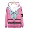 Heren Hoodies Sweatshirts Cosplay Danganronpa V3 Harukawa Maki Miu Iruma Saihara Shuichi Korekiyo Shinguji Chabashira Tenko Zipper Hoodie