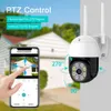 Ny 5MP IP -kamera WiFi Wireless Security Camera Outdoor Auto Tracking PTZ Camera H.265 1080p Video Surveillance P2P ICSEE