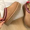 Hausschuhe Tasman Designer Slides Schuhe Australien Wildleder Shearling Plattform Schneestiefel Classic Ultra Mini Boot Mustard Seed Damen Ankle Booties Herren Winter Worm ies