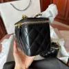 Channel Bag Designer Famous Box Bags Adjustable Shoulder Strap Quilted Cross Body Mini Genuine Leather Top Quality Cosmet