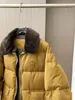 デザイナーダウンジャケットパーカー秋と冬の男性女性ファッション刺繍レターヴィンテージホワイトダックダウンパフコート