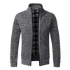 Suéteres masculinos 2023 Cardigan de malha masculina inverno zip-up vintage roupas de lã quente sobre suéteres slim fit masculino estilo coreano golfe casaco j231116