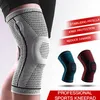 Elbow knäskydd 1 stycke knäbandet strap patella medialt stöd starka menisk silikonkomprimeringsskydd sport knäskydd som kör korg 230417