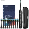 Toothbrush Sonic Electric Toothbrush Soft Bristles Rechargeable Tooth Brushes IPX7 Waterproof 5 Mode Deep Clean for Adults Oral Care YUNCHI Q231117