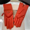 Vijf Vingers Handschoenen designer luxe Designer Heren Handschoen Winter Leer Warme Vinger Dames Luxe Ontwerpers Wanten Open handpalm Motor Sport Wanten Honkbal IVZD