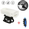 MTB Bike Front Lights USB LED uppladdningsbar vattentät mountainbike strålkastare cykel säkerhet VARNING Ljus cykeltillbehör