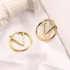 Women's Love Designer Stud Earrings Huggie Brand Letter Earrings Luxury Spring Jewelry Earrings Family Wedding Party Gifts Jewelry Wholesale 18K Gold