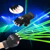 Luvas a laser de novidade DJ Disco Multi-Line 4 Heads Luz do feixe para Finger Halloween Chralth Party Club Club Stage Dancing Show