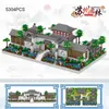 Andra leksaker 9234PCS City Street View China Suzhou Garden Model Building Blocks Traditionell arkitektur Micro Block Bricks Adult Collection 231116