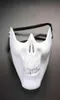 New CS Mask Holloween Carnival Gift Skull Skeleton Paintball Lower Half Face Facemask Warriors Protection Maskes Halloween Party M9261738