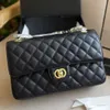 Bolsa feminina estilo caviar estilo caviar de luxo sofisticada de alta qualidade bolsa feminina