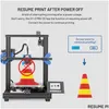 Printers 2 in 1 extruder Twee kleuren kop Dubbele 3D-printer Afdrukken in kleur Filamentspoelen Titan Run-Out-detectie Drop Delivery Compu Dhfk5