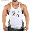 Erkek tank üstleri stringer gym en iyi erkek erkekler singlets fitness yelekleri için zirveler spor salonu gömlek adam kolsuz sweatshirt tişörtler askonluklar adam giyim t230417