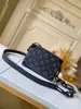 M44735 Mini soft trunk box Black flower bag Womens Man designer louvis purses wallet clutch Bag luxury tote handbag Genuine Leather cross body fashion Shoulder bags