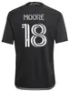 2023 Nashville SC Soccer Jerseys 23/24 # 10 MUKHTAR MOORE Uniforme Hommes # 20 GODOY ZIMMERMAN Shirt