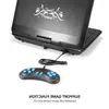 Freeshipping 139 tum 110-240V HD TV Portable DVD Player 800*480 Upplösning 16: 9 LCD-skärm för EU-plug-DVD-spelare QNSDG