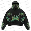 Men's Hoodies Sweatshirts 2022 New Printed Men's Hoodie High Street Oversized Men's Street Fashion Casual Thickened Loose Polyester Sports Cover Hoodie T231117