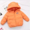 Jackets Better versatile Winter jacket boys and girls sweet cartoon print hooded warm coat 07 year old Bebe fashion childrens clothing 231117