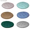 Cushion/Decorative 1PC 40cm Round Cushion Decorative Indoor Outdoor Solid Color Thick Chair Pad Car Sofa Floor for Living Room