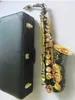 العلامة التجارية الجديدة عالية الجودة Alto Sax Japan YAS-875EX Model Professional Saxophone E Flat Black Brass Musical Musical and Hard Box