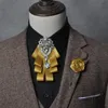 Krawat w szyi biała dhinestone muszka dla mężczyzny męskiego Business British British Shirt Stage Host Akcesoria biżuterii ręcznie robione Bowtie 231117