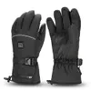 5本の指の手袋電気加熱グローブサーマルヒートグローブ冬の温かいスキースノーボード狩り釣り防水加熱充電式の手袋231117