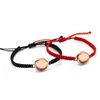 Bracelets porte-bonheur 1PC 12/15MM acier inoxydable vis torsadée médaillon ajustement flottant vivant souvenir Bracelet pour femme