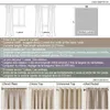 Curtain Blinds Style Transparent White Tulle Curtains For Living Room Striped Vertical Veil Fashion Sheer Curtain Home Decor Custom Size 230414