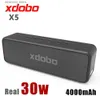 Mobiltelefonhögtalare XDOBO X5 Portabel trådlös Bluetooth-högtalare BASS STEREO AUDIO IPX6 Vattentät 30W High Power Subwoofer Inbyggd 4000mAh Batteri Q231117