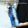 Vattenflaska 1L stor kapacitet Vattenflaska Gym Fitness Drinking Bottle Outdoor Camping Climbing Vandring Sport Shaker Bottles Travel Kettle P230324