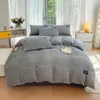 Bedding sets Magic Velvet Duvet Cover Winter Warm Thick Coral Fleece Quilt Covers Kids Adult Bedding Blanket Double Queen King Comforter Case 231117