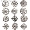 Pins Broches Broche Broche Strass Cristal Fleur Broches pour Mariage Fête Nuptiale Bouquet Rond DIY Strass Accessoires PartyL231117