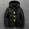 Parkas pour hommes hiver chaud hommes veste manteau décontracté automne col montant bouffant épais chapeau blanc canard Parka mâle hommes hiver doudoune avec capuche J231117