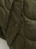 Women's Down Parkas Nlzgmsj Women 2023 Winter Parka Casual Half ärmar Hög nackrockar Kvinnliga tjockfickor Varmjacka toppar 231117